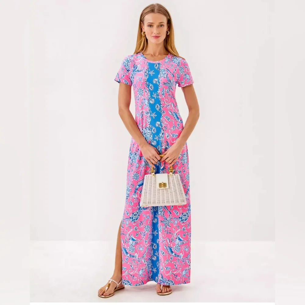 NWT Lilly Pulitzer Chilli Lilli Maxi Dress - M - Picture 4 of 5